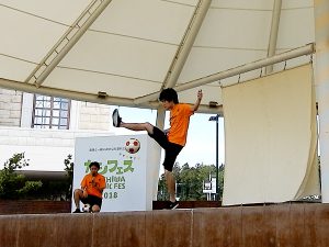 セブンパークアリオ柏 『カシフェス～KASHIWA PICNIC FES～2018』フリースタイルフットボール8