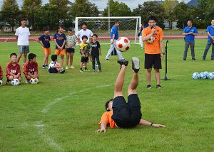 日東シンコー杯 U-10福井県少年サッカー選手権大会でフリースタイルフットボール3