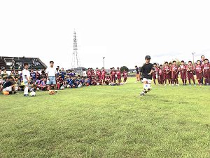 日東シンコー杯 U-10福井県少年サッカー選手権大会でフリースタイルフットボール10