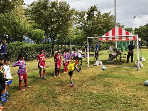 日東シンコー杯 U-10福井県少年サッカー選手権大会でフリースタイルフットボール12