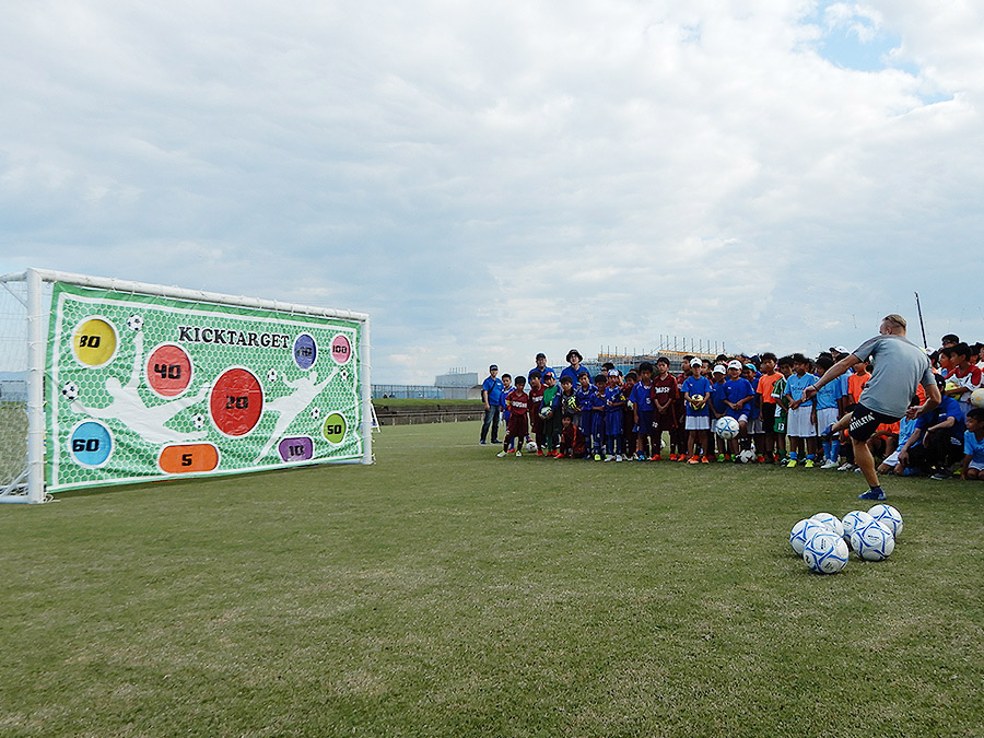 少年サッカー大会 キックターゲット