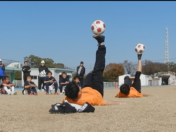 鈴鹿サッカーフェスティバル2025　リフティングパフォーマンス6