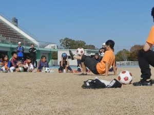 鈴鹿サッカーフェスティバル2025　リフティングパフォーマンス3